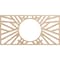Ekena Millwork Hoover Wood Fretwork Pierced Ceiling Medallion, Alder, 36"W x 18"H x 13 3/8"ID x 1/4"T CMWP36X18X0250HOAL - alternate 1
